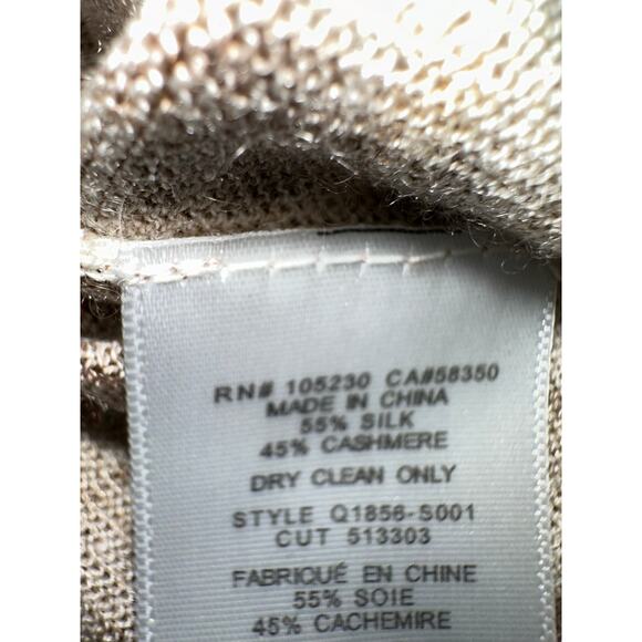 EQUIPMENT FEMME SILK CASHMERE LIGHTWEIGHT SNAKE REPTILE PRINT SWEATER S - Picture 4 of 8